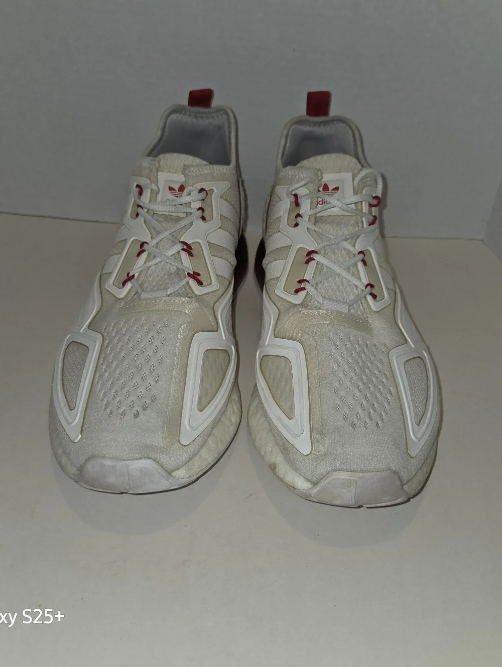 Adidas ZX 2K Boost Sneakers White And Red Size 13